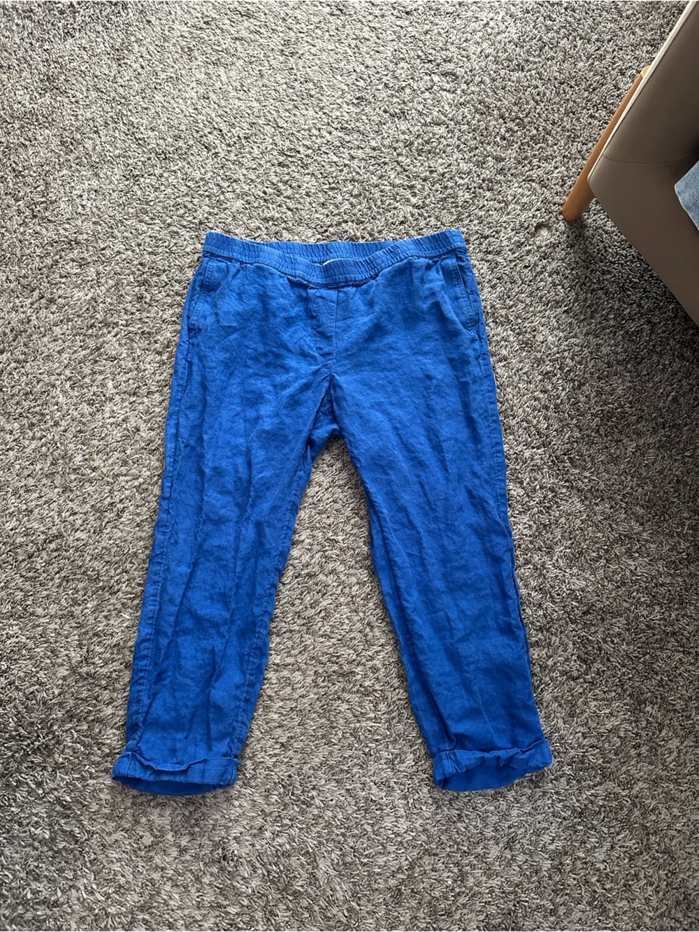 J Jill Blue Linen Pants